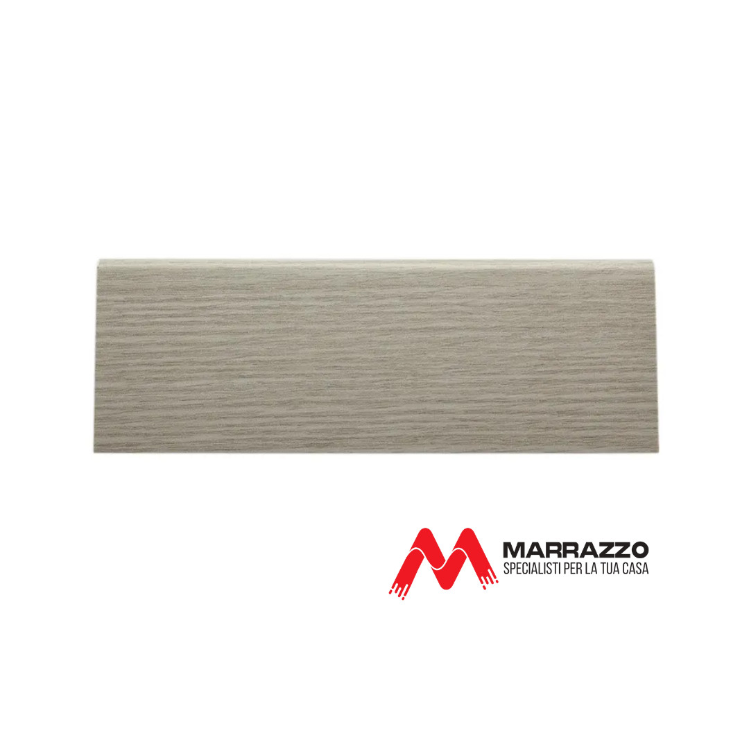 Battiscopa Mdf Rovere Grigio 15 mm x 8 cm x 240 cm