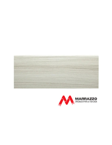 Battiscopa Mdf Rovere Bianco Spessore 15 mm x 8 cm x 240 cm Pavimenti in Laminato