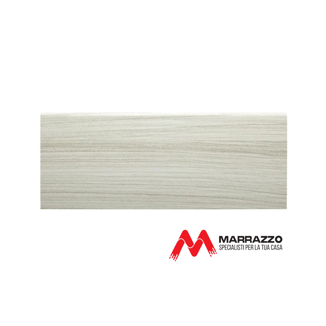 Battiscopa Mdf Rovere Bianco Spessore 15 mm x 8 cm x 240 cm