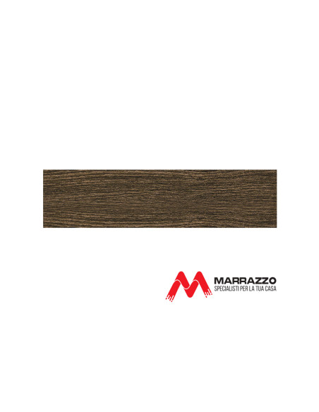 Battiscopa Mdf Noce Scuro Spessore 15 mm x 8 cm x 240 cm