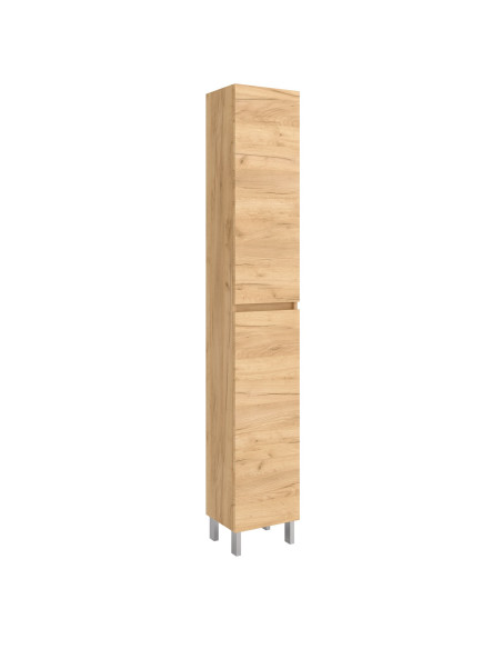 Colonna da Bagno a Terra 30x180 cm Rovere Africa | Salgar Infinity