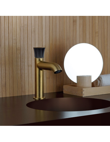 Miscelatore Lavabo Oro Spazzolato | Jacuzzi Rubinetteria Illumina Pj