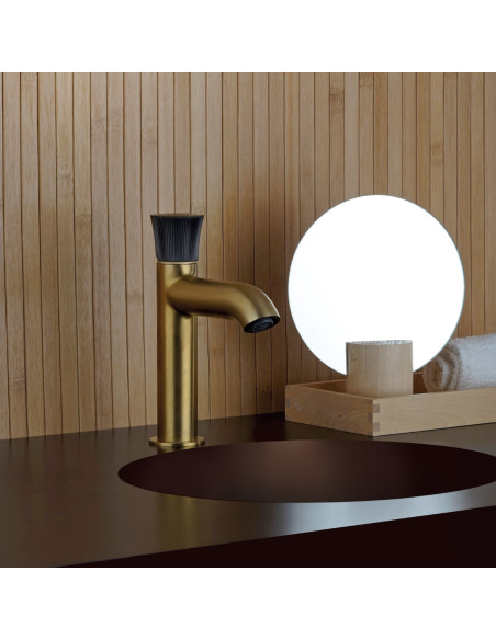 Miscelatore Lavabo Oro Spazzolato | Jacuzzi Rubinetteria Illumina Pj