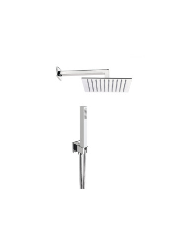 Set Doccia Acciaio Inox Quadro 25 x 25 cm | Mariani Rubinetterie Set Doccia
