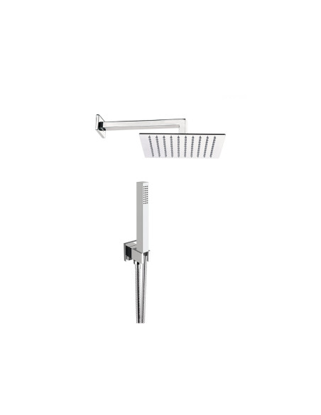 Set Doccia Acciaio Inox Quadro 25 x 25 cm | Mariani Rubinetterie Set Doccia