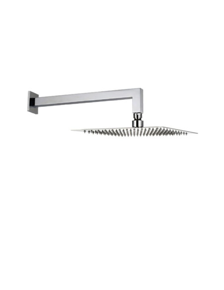 Set Doccia Acciaio Inox Quadro 25 x 25 cm | Positano