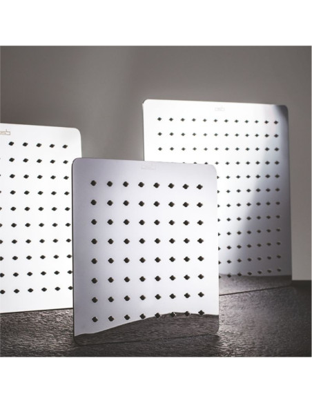 Set Doccia Acciaio Inox Quadro 25 x 25 cm | Positano