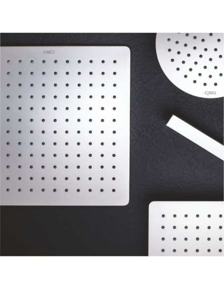 Set Doccia Acciaio Inox Quadro 25 x 25 cm | Positano