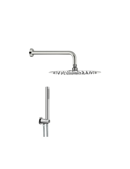 Set Doccia Acciaio Inox Tondo 25 cm | Positano Set Doccia