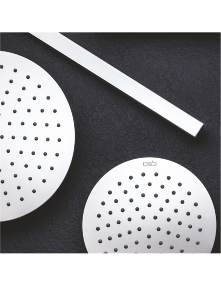 Set Doccia Acciaio Inox Tondo 25 cm | Positano Set Doccia