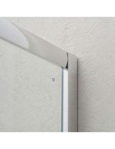 Box Doccia Angolare 2 lati Scorrevole 70x90 cm in Cristallo Temperato 6 mm Trasparente 190h cm | New Fast Angolare