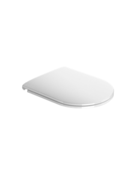 Coppia Sanitari Filomuro Vaso e Bidet a Terra Senza Brida + Coprivaso Soft-Close | Gsi City Pro 52.35 Coppia Sanitari