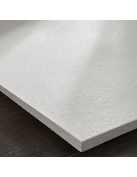 Piatto Doccia 80x160 Effetto Pietra Ultra Slim Antiscivolo Bianco H 2,5 | Geromin Forma Zoe Piatti Doccia Rettangolari
