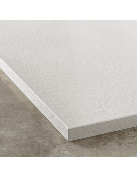 Piatto Doccia 80x160 Effetto Pietra Ultra Slim Antiscivolo Bianco H 2,5 | Geromin Forma Zoe Piatti Doccia Rettangolari