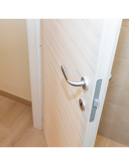 Porta Da Interno Palissandro Bianco Reversibile Battente e Scorrevole | Techwood Porte Per Interno