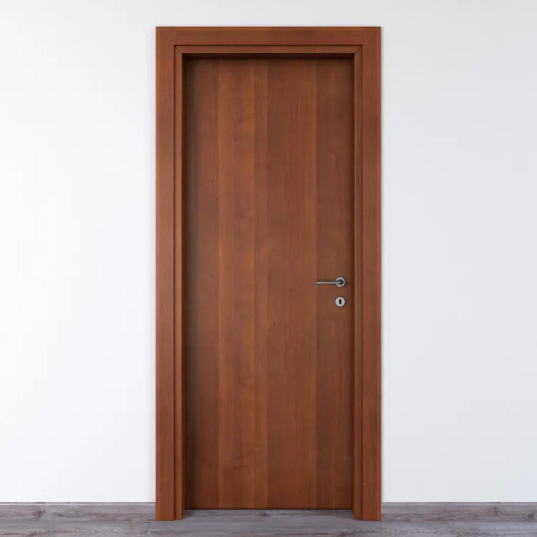 Porta Da Interno Noce Nazionale Reversibile Battente e Scorrevole | Techwood