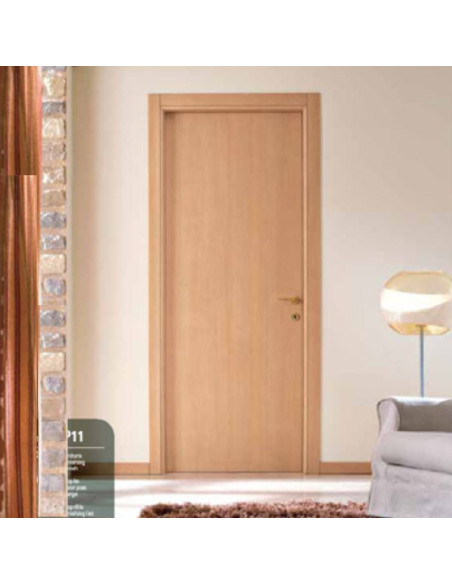 Porta Da Interno Noce Chiaro Reversibile Battente e Scorrevole | Techwood Porte Per Interno