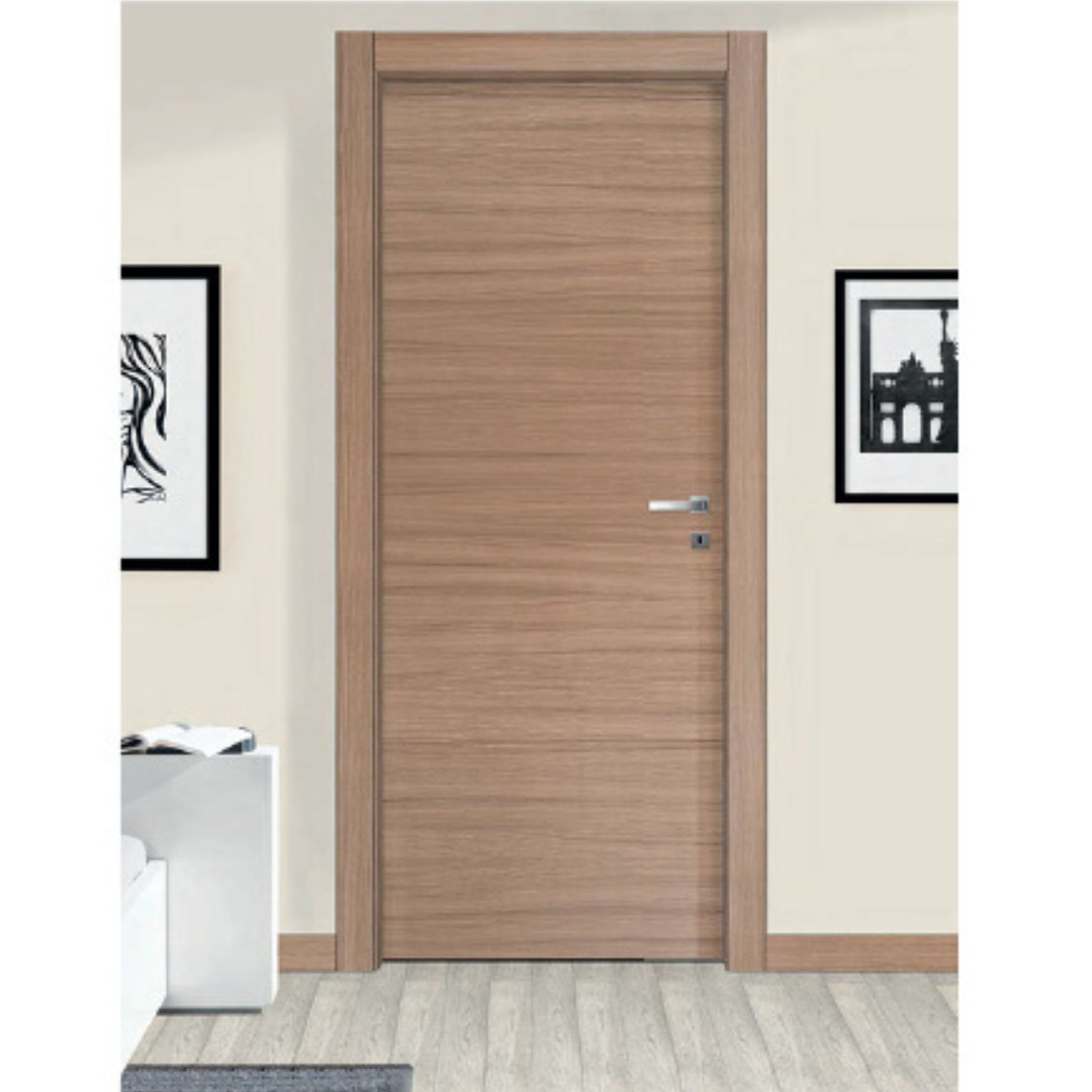 Porta Da Interno Noce Crudo Reversibile Battente e Scorrevole | Techwood
