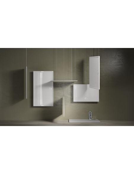 Piatto Doccia 70x120 Ceramica Bianco | Lucido LIF H3 Piatti Doccia Rettangolari