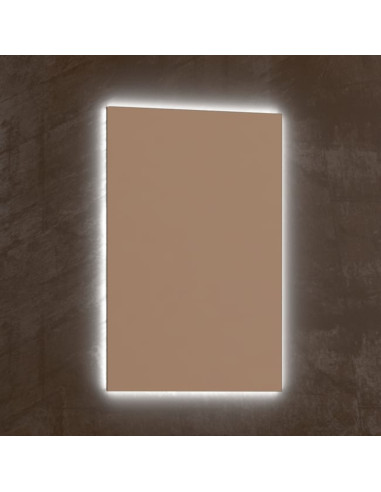 Specchio da Bagno Retroilluminato Led Touch Reversibile 90x70 cm  | PG M032