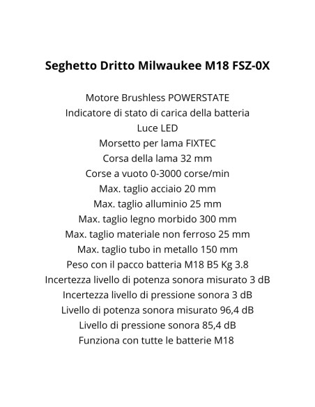 Kit 18V Speciale Legno 5 Utensili + Torcia  | Milwaukee M18FPP6G3-502B
